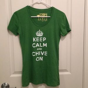 Keep Calm and Chive On Tee